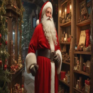 images of vintage santa