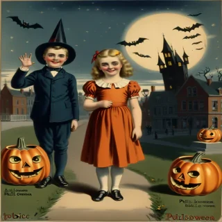 halloween public domain