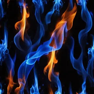 blue flame background
