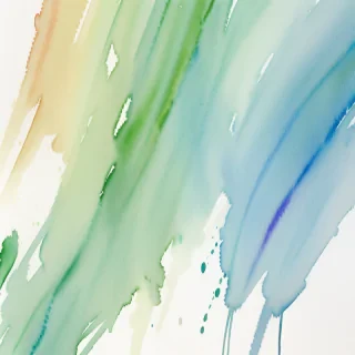 watercolor green background