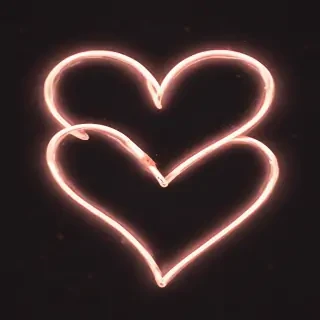 glow heart png