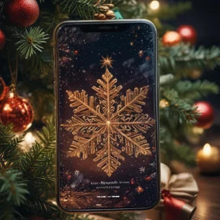 christmas phone wallpaper aesthetic