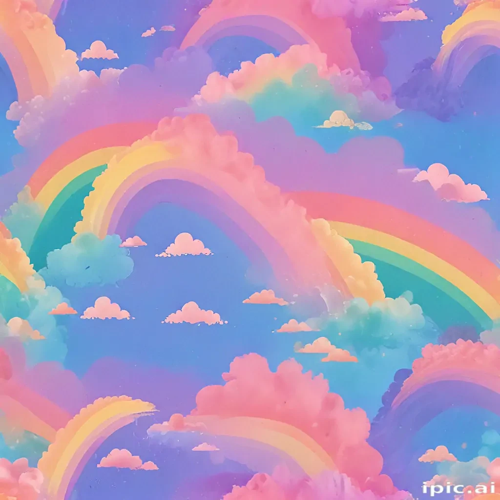 rainbow wallpaper aesthetic