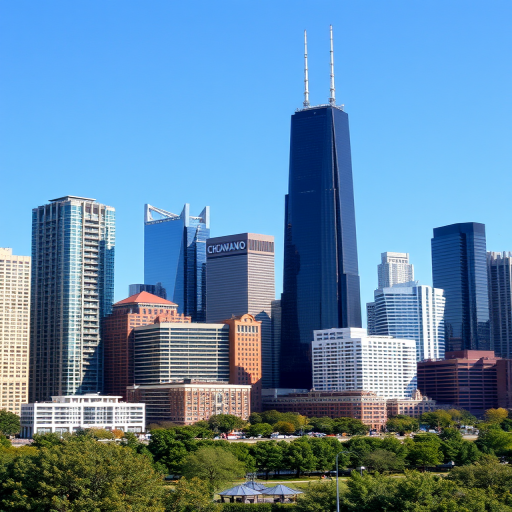 chicago skyline png