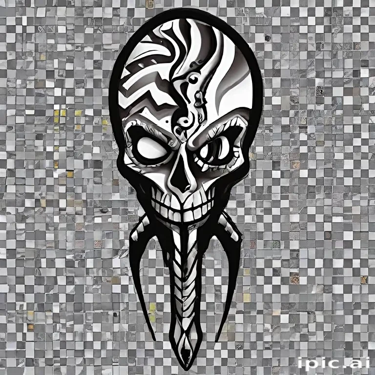 black and white png