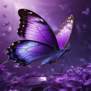 wallpaper purple butterfly