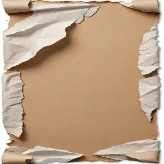 torn paper transparent