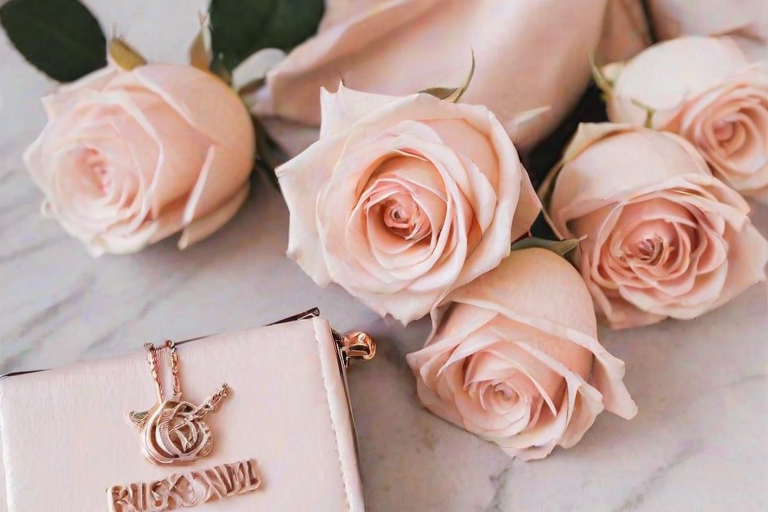 pastel rose gold aesthetic
