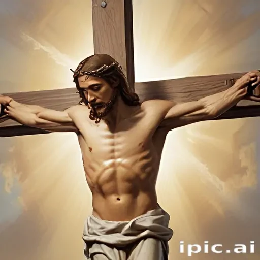 picture of jesus on cross