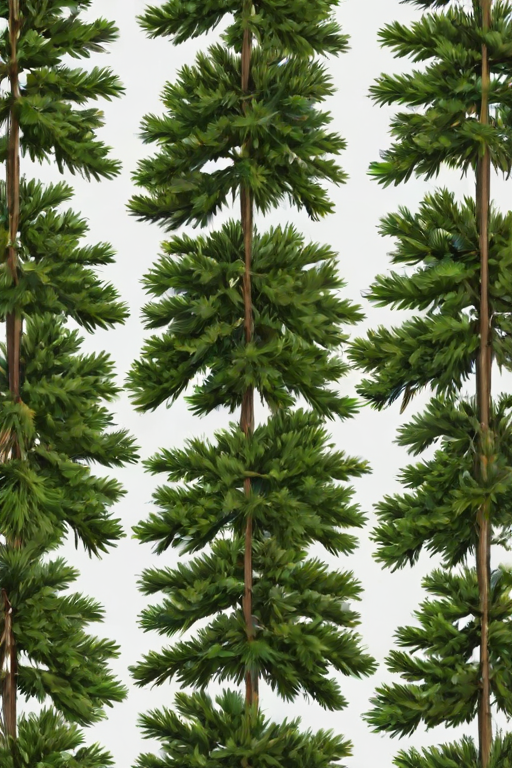 pine trees transparent background