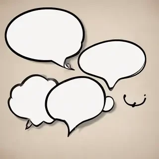 speech bubble clip art