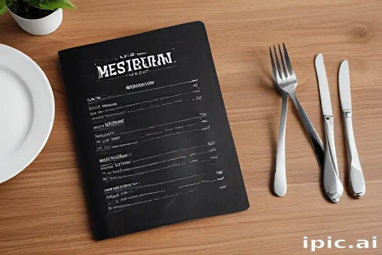 restaurant menu mockup free