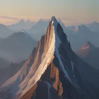 transparent mountains