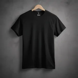 high resolution black t shirt template