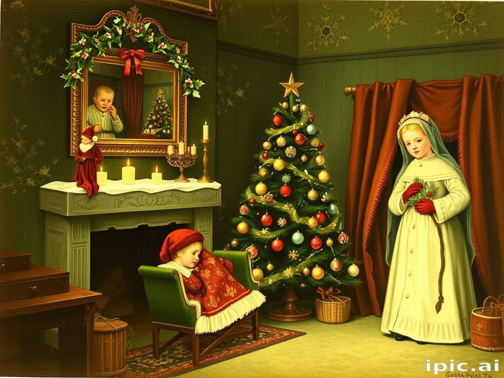 antique christmas images
