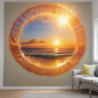 transparent sun