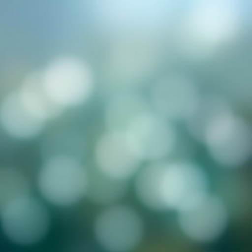 Create an abstract blurred background with cool tones, soft focus, using a DSLR camera, f/2.8 aperture, ISO 200, 50mm lens, and a slight vignette effect for depth.