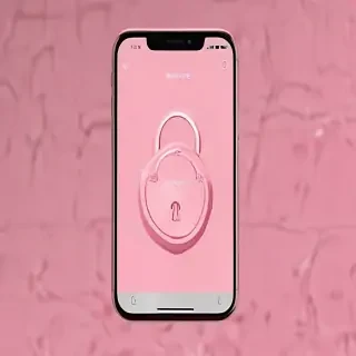 pink lock screen