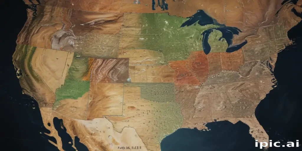 map united states