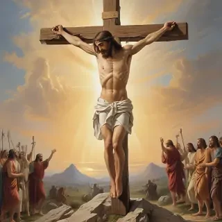 jesus on the cross picture