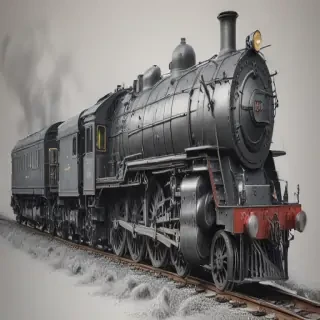 train drawing