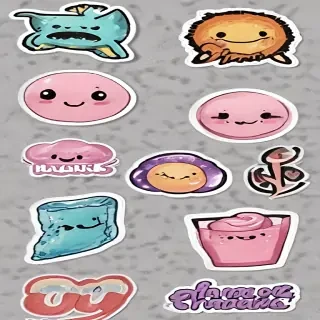 stickers png aesthetic