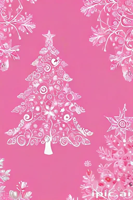 cute pink christmas wallpaper