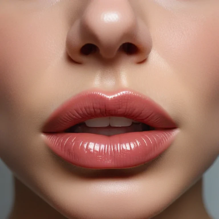 transparent lips