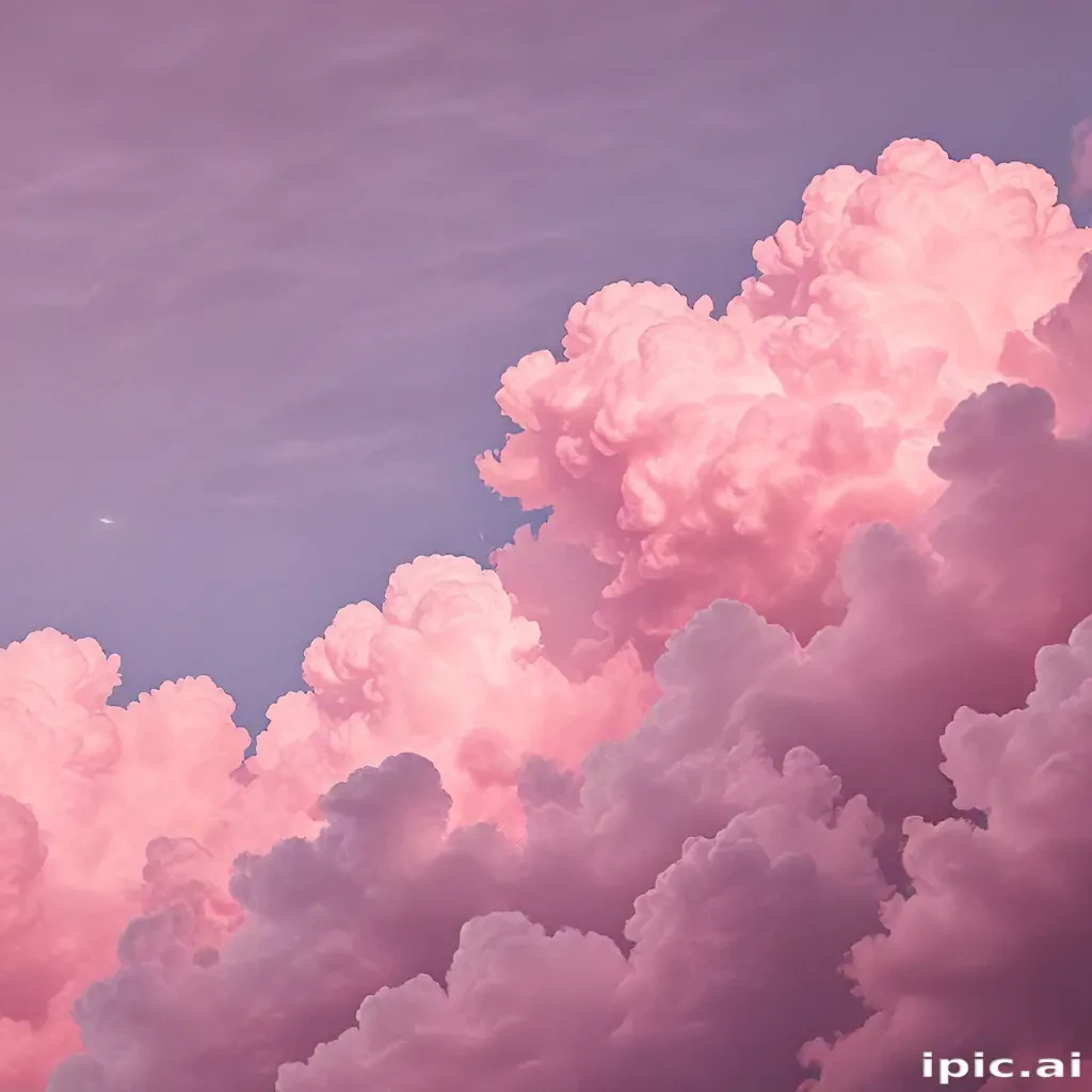 aesthetic pink clouds