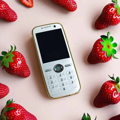 strawberry phone wallpaper