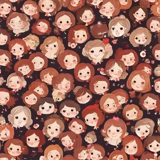 cute women background