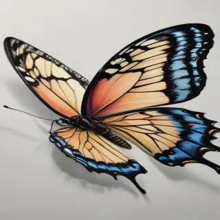 butterfly drawing outline