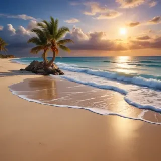 christmas beach wallpaper