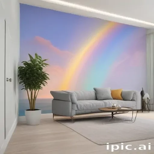 pastel rainbow