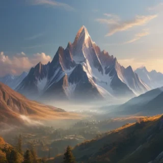 transparent mountains