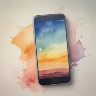 watercolor phone background
