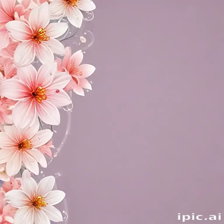 flower background transparent