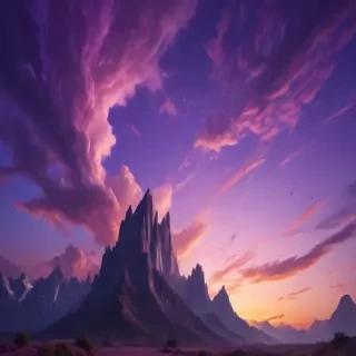 purple sky wallpaper