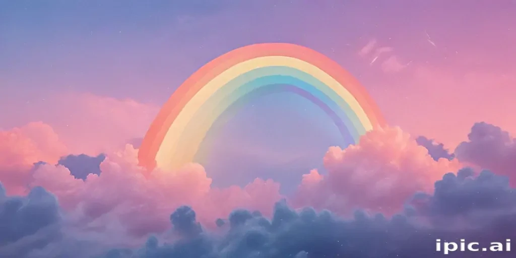 aesthetic wallpapers rainbow