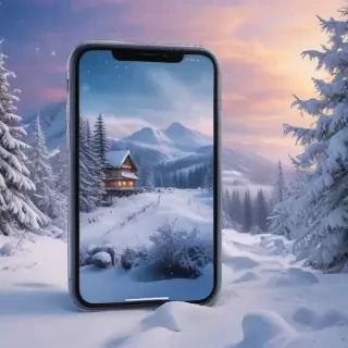 snow backgrounds for iphone