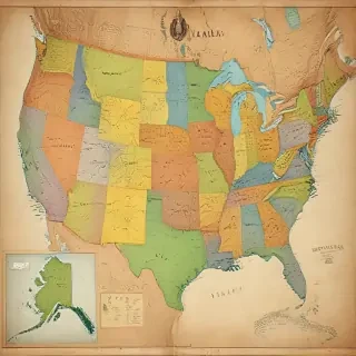 map united states
