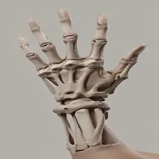 skeleton hands png