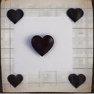 black heart aesthetic