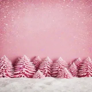 pink winter background