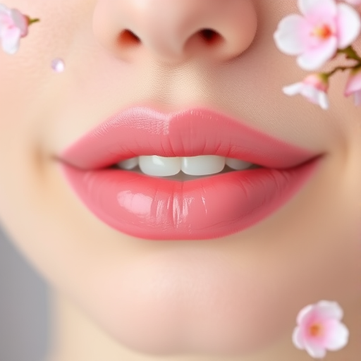 Romantic "Cherry Blossom Dream" lip tint imparts a delicate pink hue to softly rounded lips, with a lightweight, buildable formula for a fresh, youthful appearance