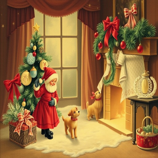 antique christmas images