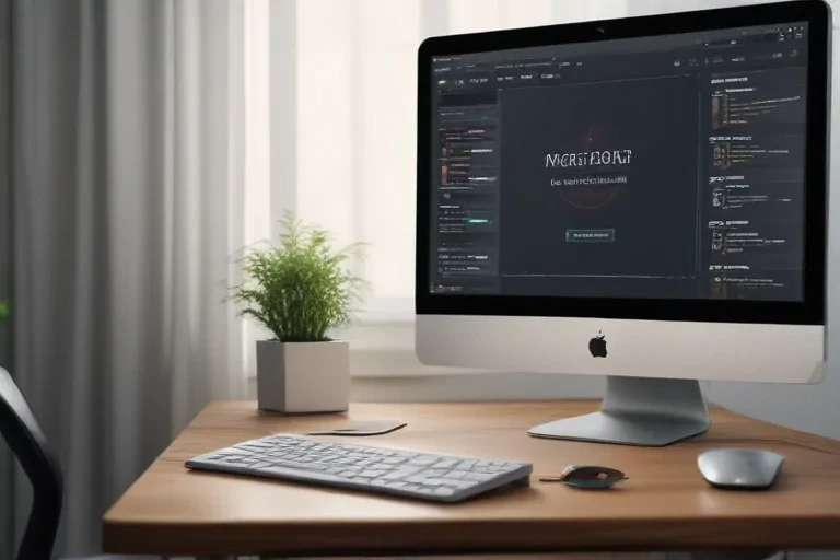 computer mockup
