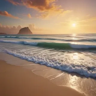aesthetic beach background