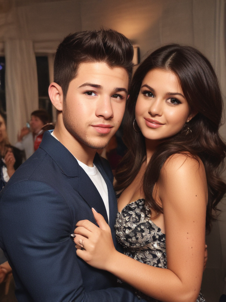 selena gomez with nick jonas