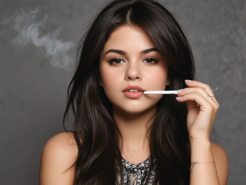 does selena gomez smoke